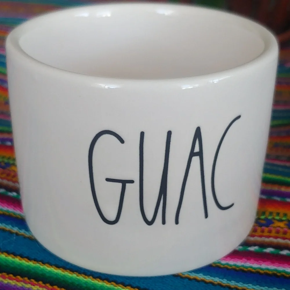 Rae Dunn Guacamole Ceramic Dipping Bowl - Picture 7 of 8